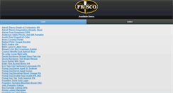 Desktop Screenshot of beer.friscogrille.com