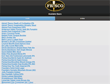 Tablet Screenshot of beer.friscogrille.com